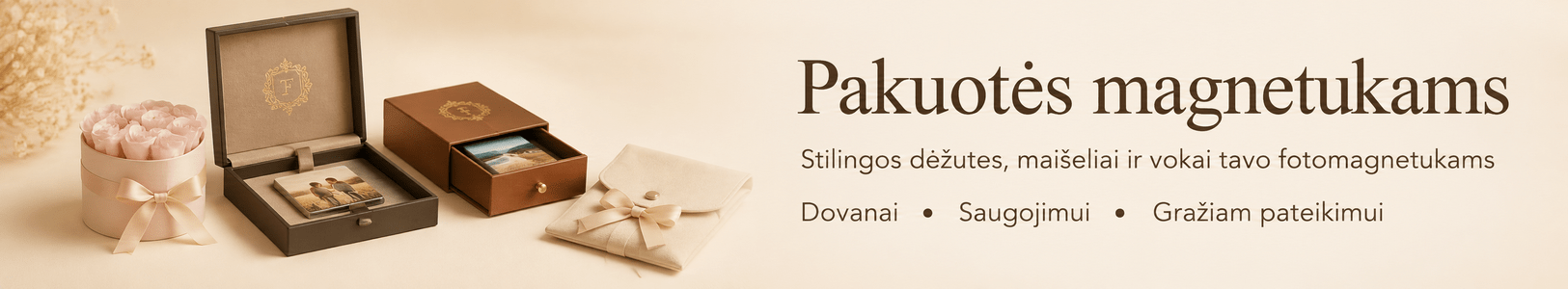 Pakuotės magnetukams